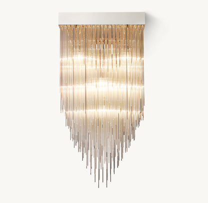 CASCADA SQUARE CHANDELIER 30"