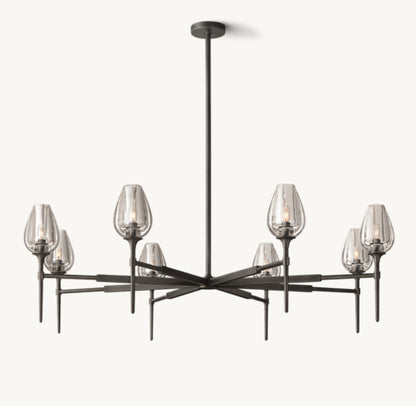 TULIP ROUND CHANDELIER 54"