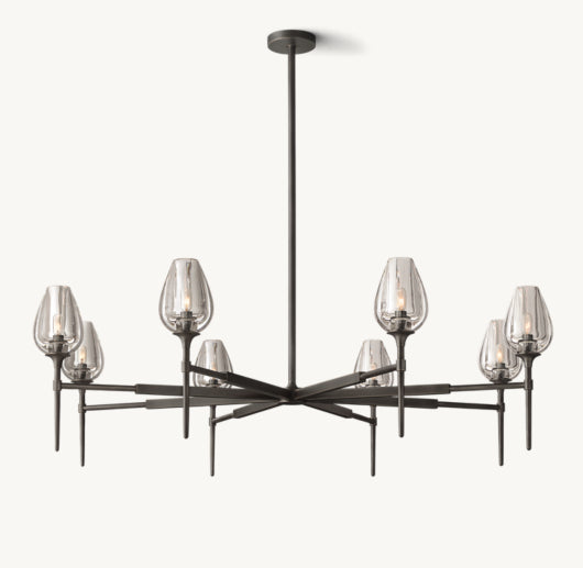 TULIP ROUND CHANDELIER 54"