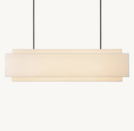 ÉCHELON RECTANGULAR CHANDELIER 63"