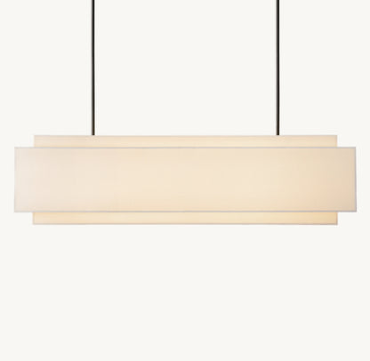 ÉCHELON RECTANGULAR CHANDELIER 63"