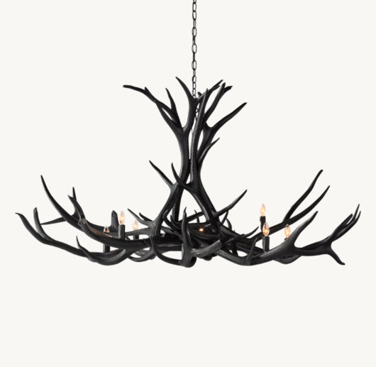 NATURAL ANTLER CHANDELIER 60"