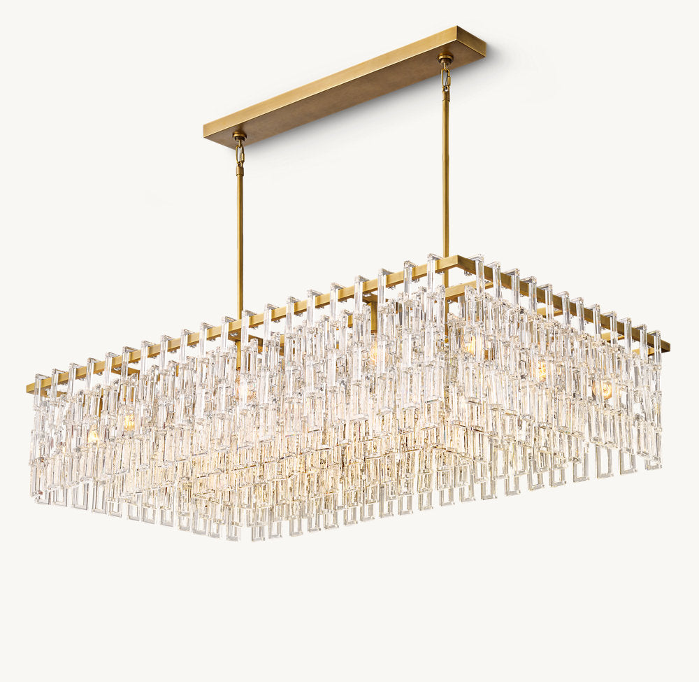MARIGNAN RECTANGULAR CHANDELIER 60"