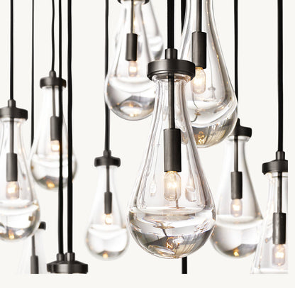 RAIN RECTANGULAR CHANDELIER 72"