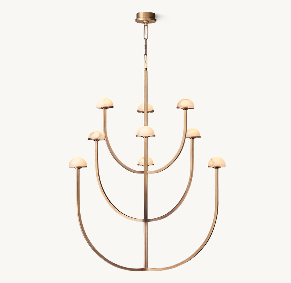PEDRA ROUND CHANDELIER 40"
