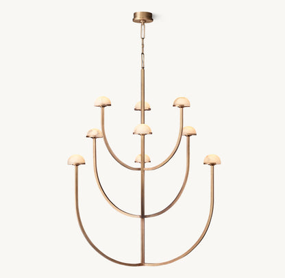 PEDRA ROUND CHANDELIER 40"