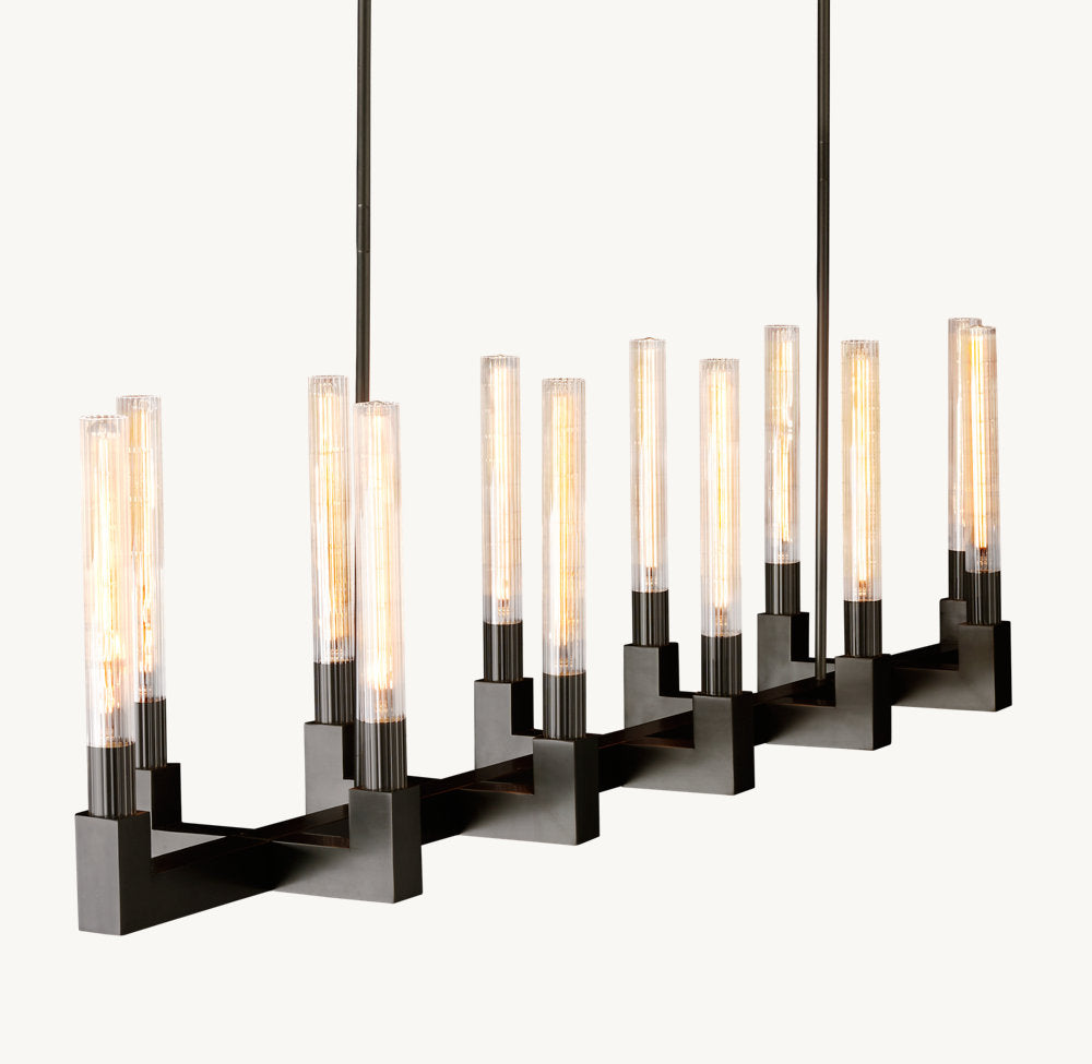 CANNELE LINEAR CHANDELIER 67"