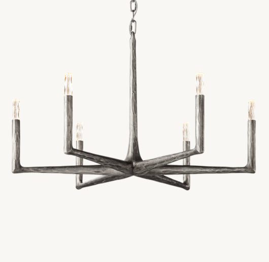 THADDEUS ROUND CHANDELIER 36"