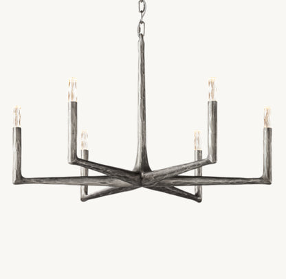 THADDEUS ROUND CHANDELIER 36"