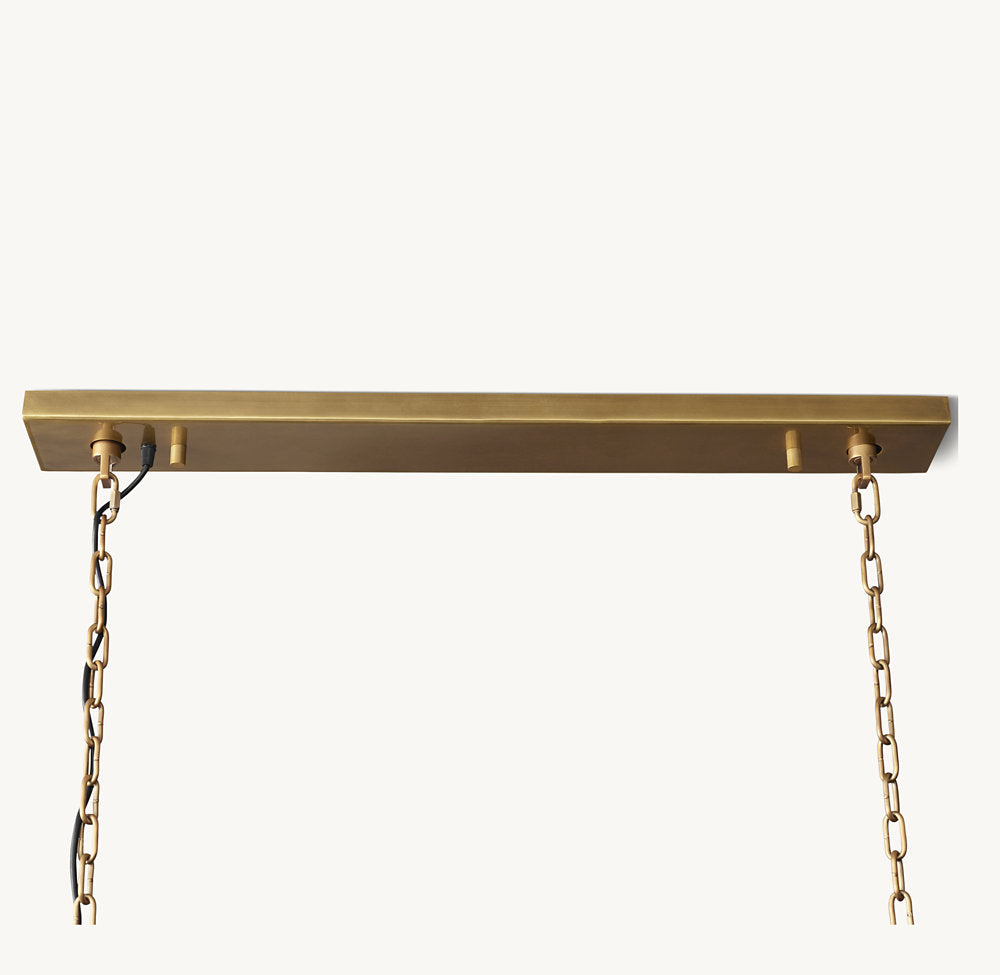 CASCADA RECTANGULAR CHANDELIER 54"