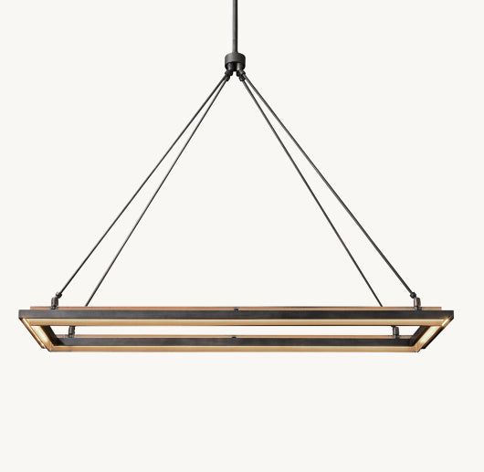 PERALTA RECTANGULAR CHANDELIER 48"