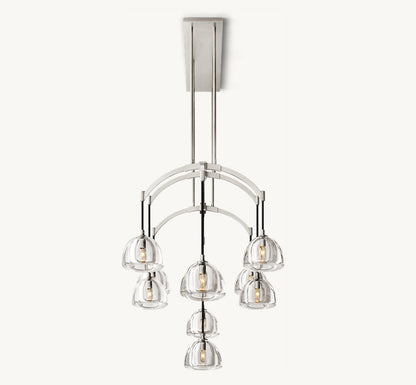 HEMISPHERE LINEAR CHANDELIER 54"