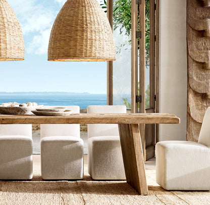 PANAMA HANDWOVEN PENDANT 36"