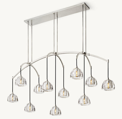 HEMISPHERE LINEAR CHANDELIER 72"
