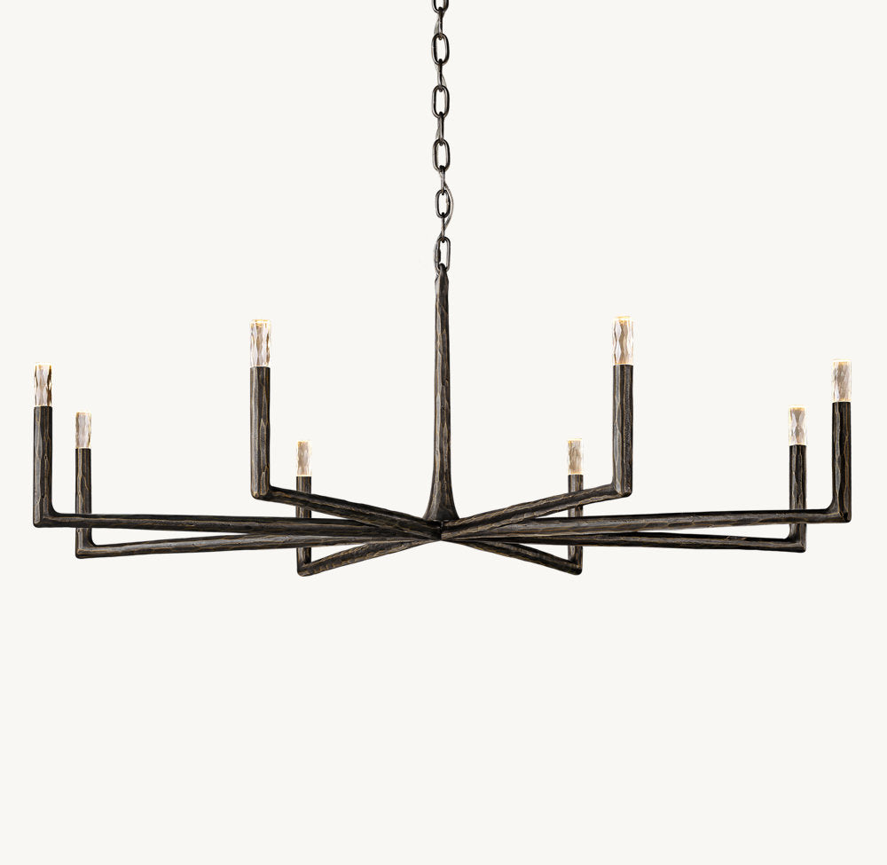 THADDEUS ROUND CHANDELIER 60"