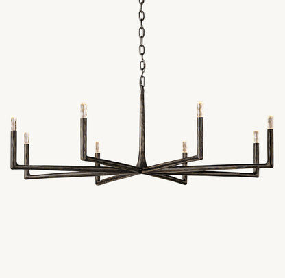 THADDEUS ROUND CHANDELIER 60"