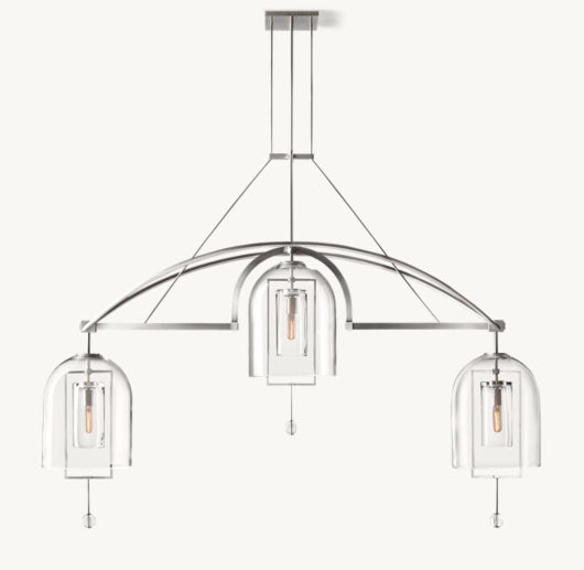 FULCRUM GRAND LINEAR CHANDELIER 73"