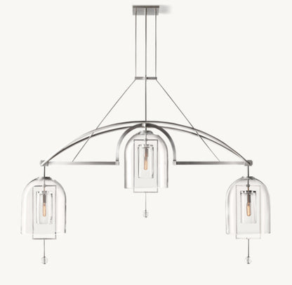 FULCRUM GRAND LINEAR CHANDELIER 73"