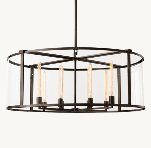 BECKMAN ROUND CHANDELIER 44"