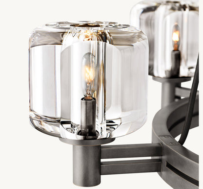 DEMARET ROUND CHANDELIER 36"