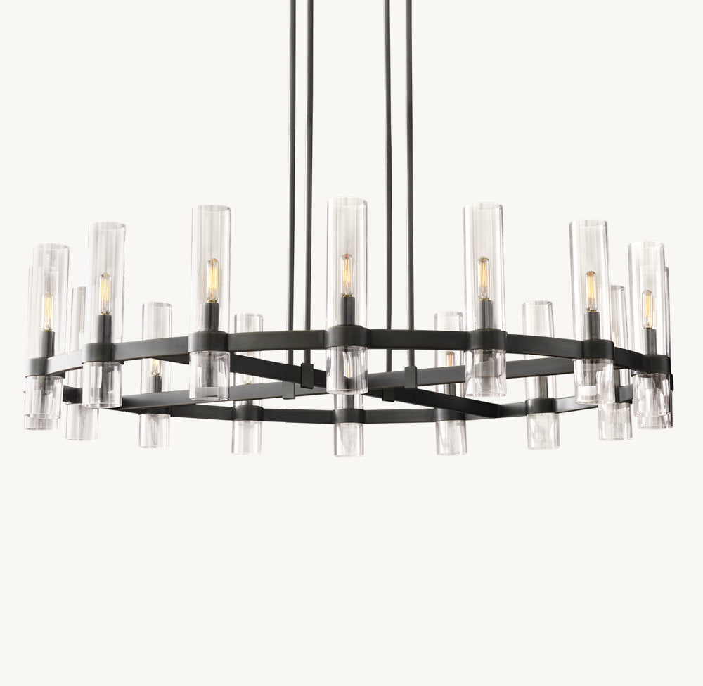 RAVELLE ROUND CHANDELIER 48"