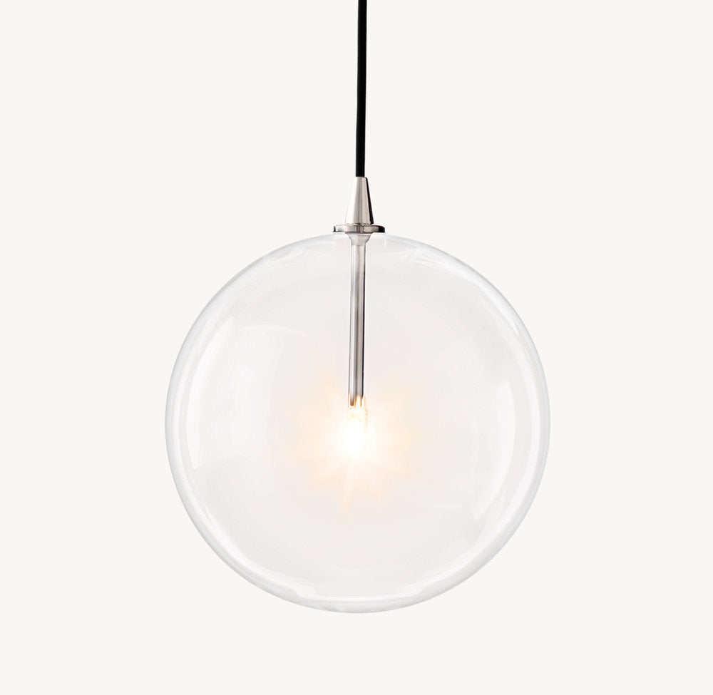 GLASS GLOBE MOBILE PENDANT