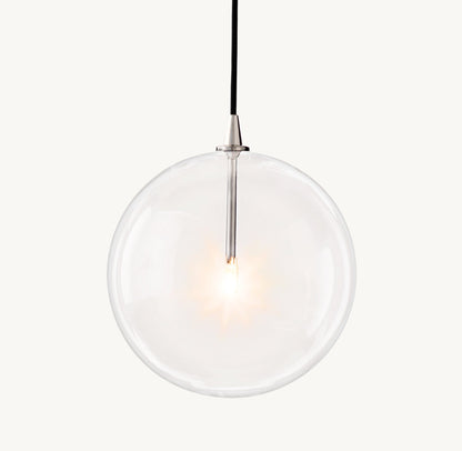 GLASS GLOBE MOBILE PENDANT