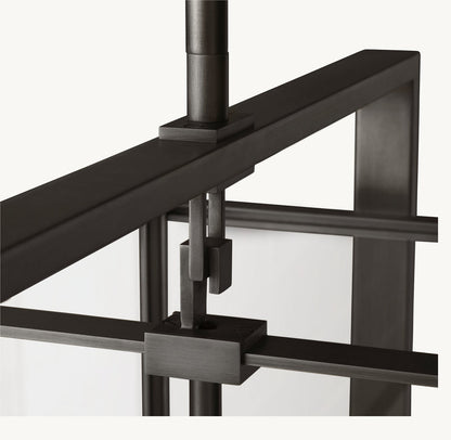 BECKMAN RECTANGULAR CHANDELIER 54"