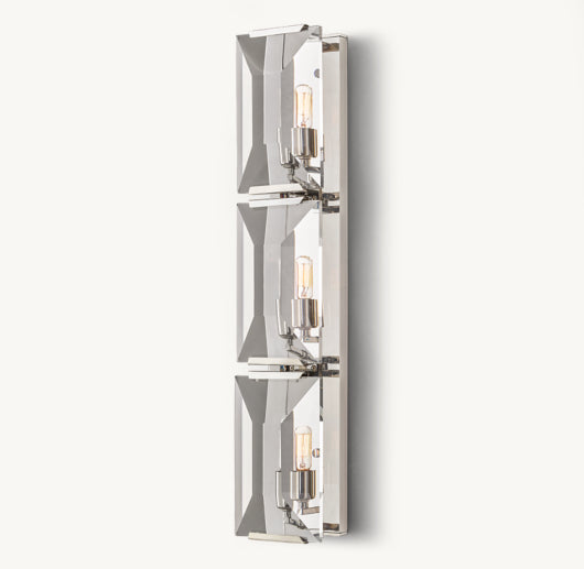 HARLOW CRYSTAL TRIPLE SCONCE
