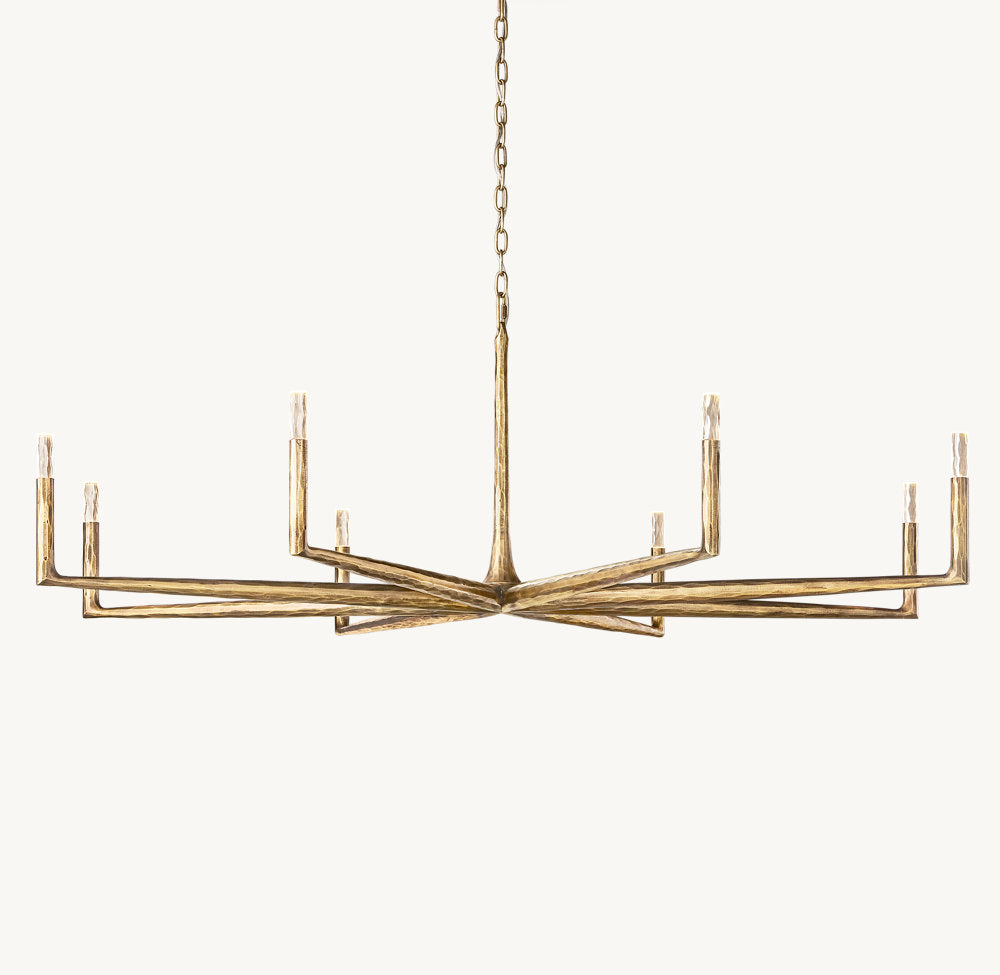 THADDEUS ROUND CHANDELIER 72"