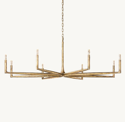 THADDEUS ROUND CHANDELIER 72"