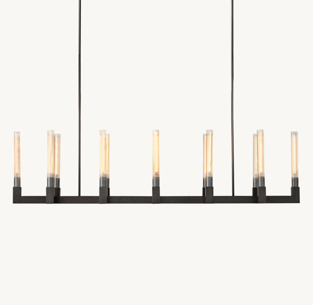 CANNELE LINEAR CHANDELIER 67"