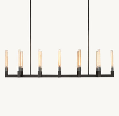 CANNELE LINEAR CHANDELIER 67"