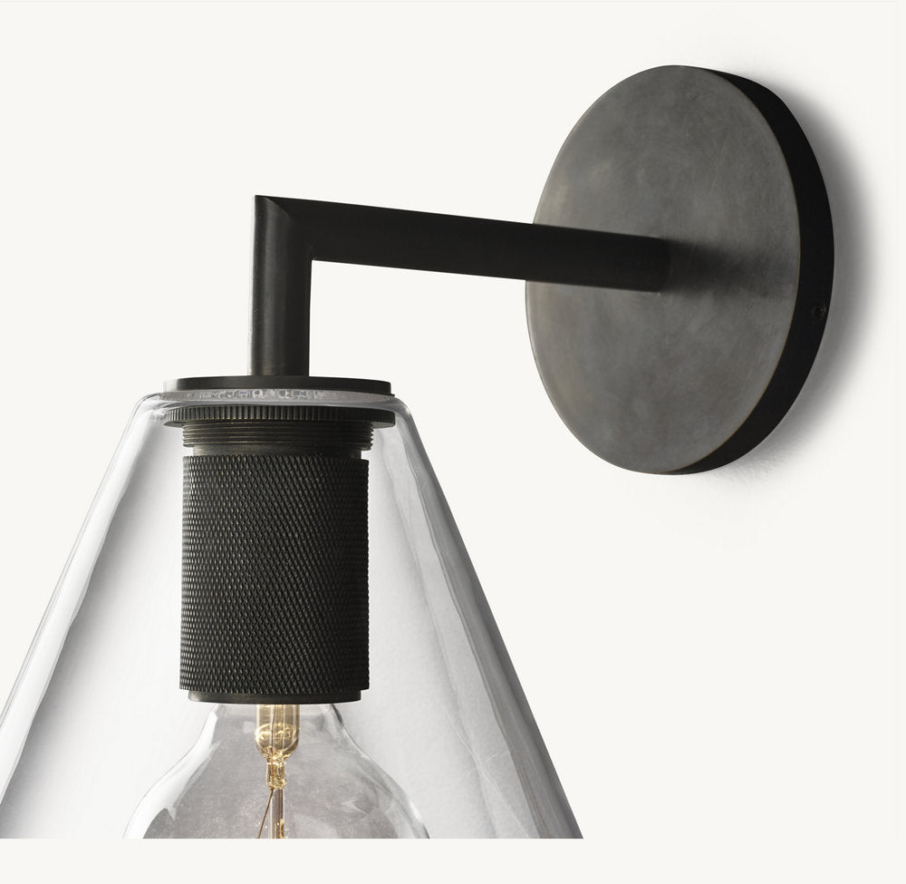 UTILITAIRE FUNNEL SHADE SCONCE