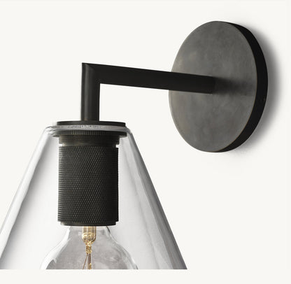 UTILITAIRE FUNNEL SHADE SCONCE