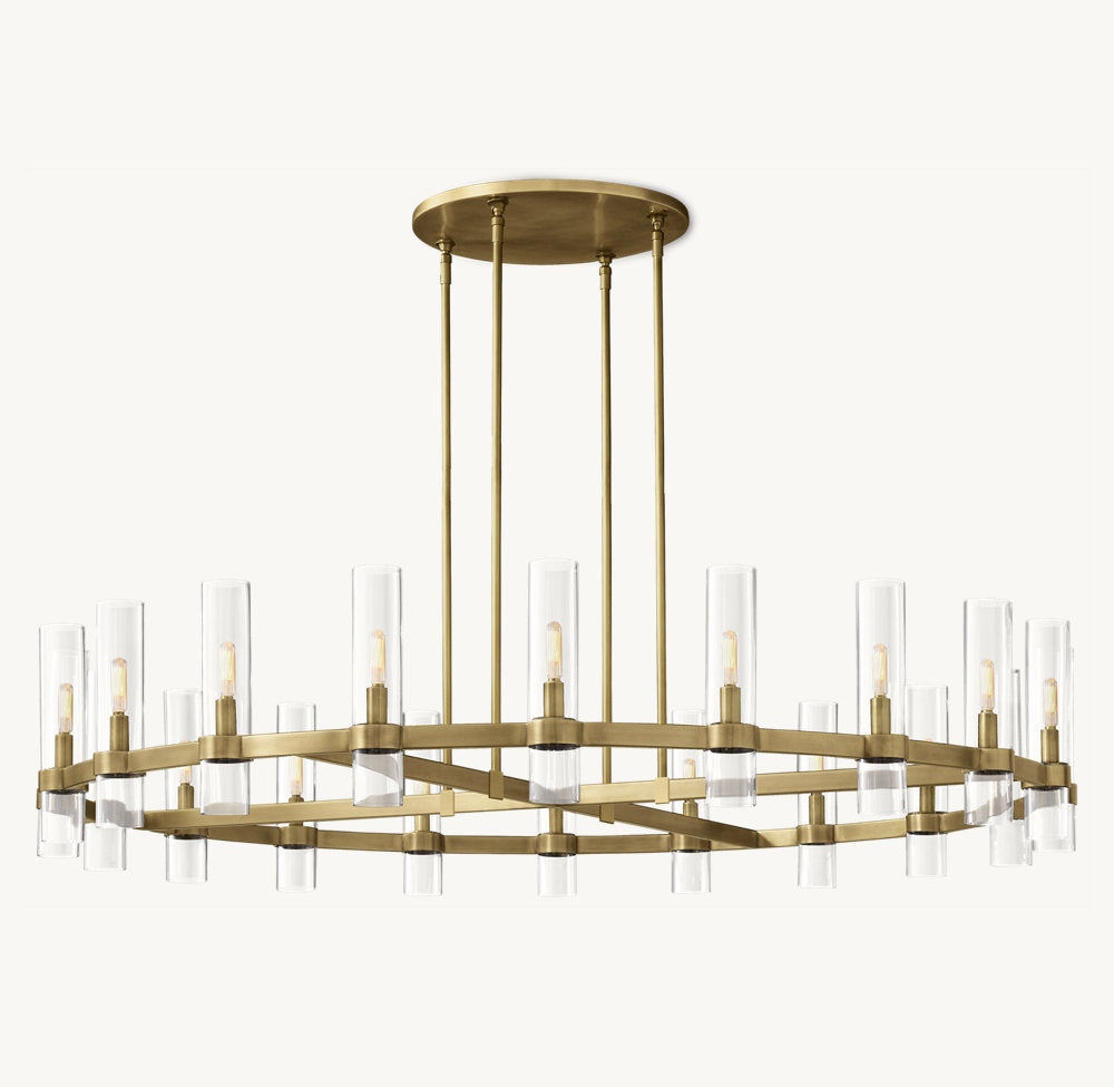 RAVELLE ROUND CHANDELIER 60"
