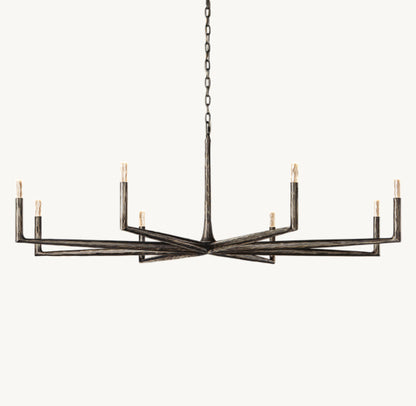 THADDEUS ROUND CHANDELIER 72"