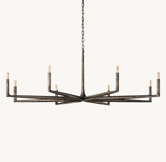 THADDEUS ROUND CHANDELIER 72"