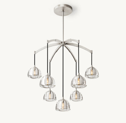 HEMISPHERE ROUND CHANDELIER 36"