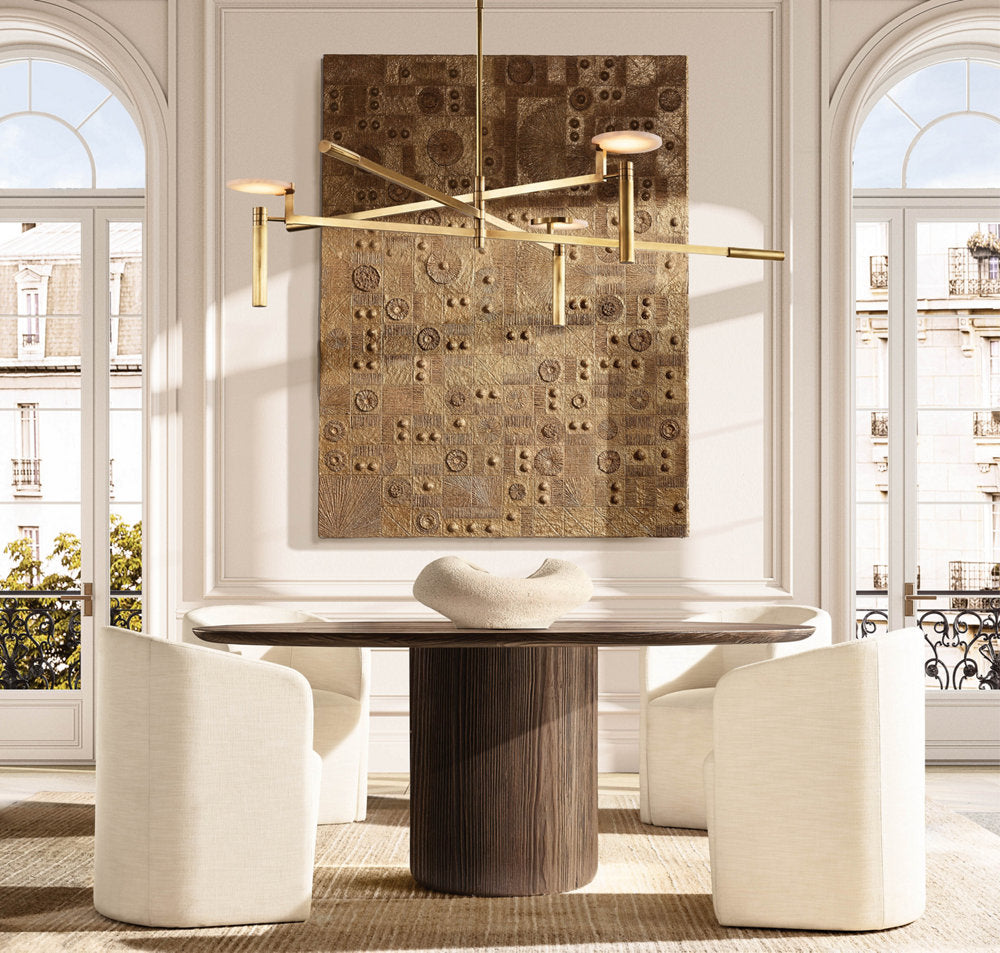 MÉLANGE ROUND CHANDELIER 45"