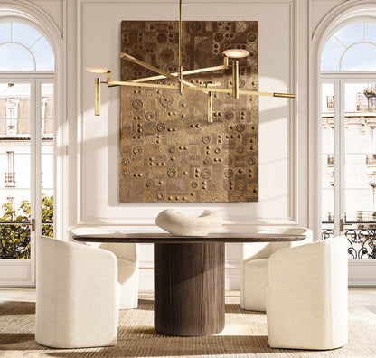 MÉLANGE ROUND CHANDELIER 45"