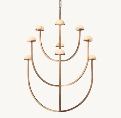PEDRA ROUND CHANDELIER 40"