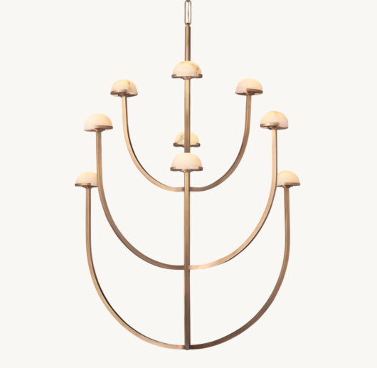 PEDRA ROUND CHANDELIER 40"