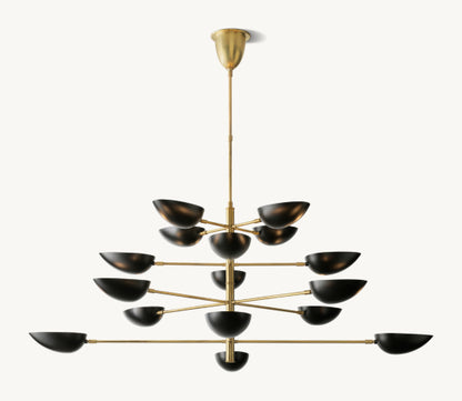 GRAPHIC CHANDELIER 70"