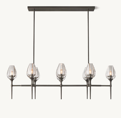 TULIP LINEAR CHANDELIER 52"