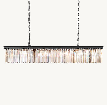RHYS RECTANGULAR CHANDELIER 60"