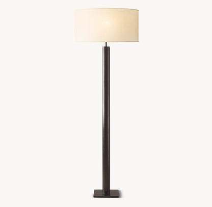 CYLINDRICAL COLUMN FLOOR LAMP