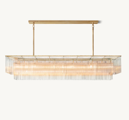 AMADEO RECTANGULAR CHANDELIER 72"