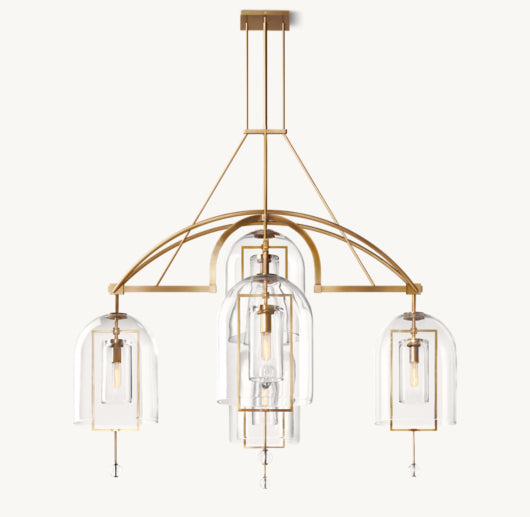 FULCRUM ROUND GRAND CHANDELIER 61"