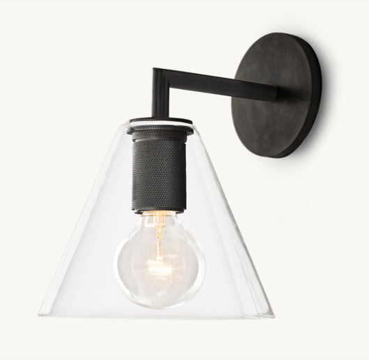 UTILITAIRE FUNNEL SHADE SCONCE